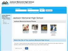 Tablet Screenshot of jacksonmemorialhighschool.net